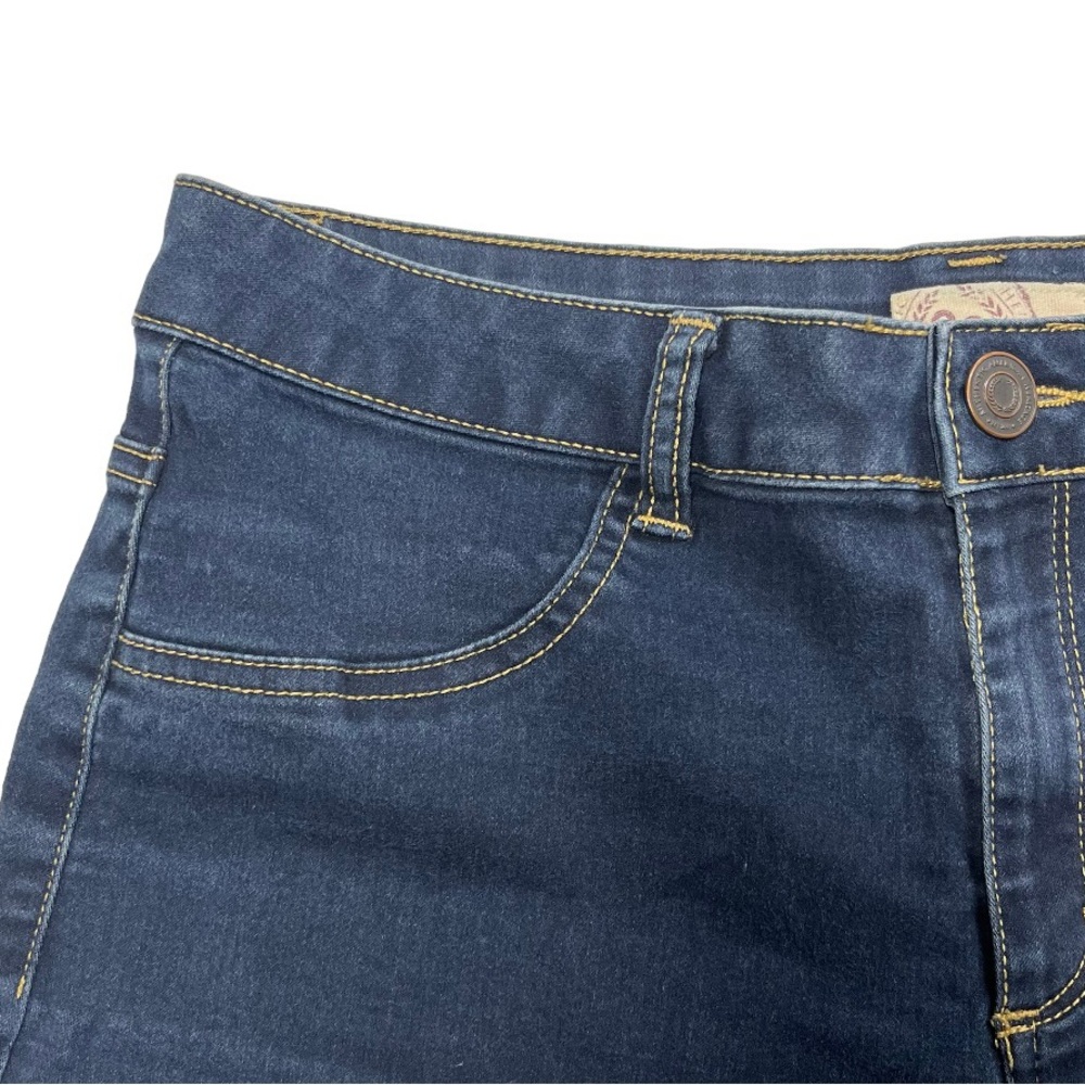 SO size 15 stretchy jean shorts. NWOT. Dark blue color. Pockets on back. - Picture 4 of 10
